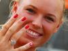 A dinamarquesa Caroline Wozniacki do tênis     