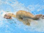 Cesar Cielo se classifica em quinto lugar para a final dos 100m livre LEON NEAL/AFP Cesar Cielo se classifica em quinto lugar para a final dos 100m livre LEON NEAL/AFP