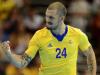 O sueco estiloso Fredrik Petersen, do handebol