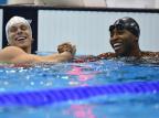 Cielo e Fratus vencem séries semifinais e se classificam para a final dos 50m livre FABRICE COFFRINI/AFP Cielo e Fratus vencem séries semifinais e se classificam para a final dos 50m livre FABRICE COFFRINI/AFP