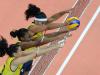 Vôlei femininino brasileiro venceu a China por 3 sets a 2
