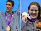 Será Missy Franklin a provável sucessora de Michael Phelps? Montagem sobre fotos de Leon Neal e Fabrice Coffrini, AFP/ Será Missy Franklin a provável sucessora de Michael Phelps? Montagem sobre fotos de Leon Neal e Fabrice Coffrini, AFP/