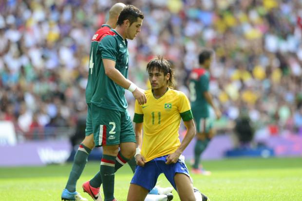 "Temos que aceitar que o México foi melhor e mereceu a vitória", diz Neymar DANIEL GARCIA / AFP/