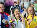 Yane Marques ganha o bronze na última prova dos Jogos de Londres John Macdougall/AFP Yane Marques ganha o bronze na última prova dos Jogos de Londres John Macdougall/AFP