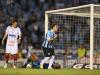 No final do segundo tempo, Kleber descontou e marcou o gol do Grêmio