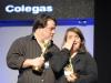 Protagonistas de "Colegas", vencedor na categoria de melhor filme