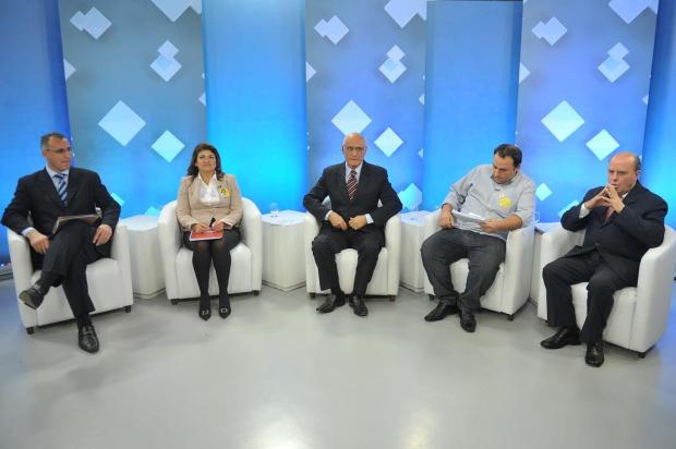 Candidatos a prefeito de Santa Maria participam de debate na TVCOM Jean Pimentel/Agência RBS