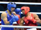 Aiba recusa protesto do COB e Esquiva Falcão fica com a medalha de prata Damien Meyer/AFP/ Aiba recusa protesto do COB e Esquiva Falcão fica com a medalha de prata Damien Meyer/AFP/