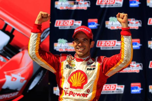Helio Castroneves renova com a Penske por mais um ano Chris Trotman/GETTY IMAGES