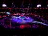 Estádio Olímpico, em Londres, celebra a abertura dos jogos paralímpicos
