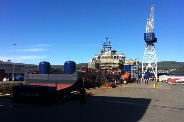 Construção naval em Ålesund Construção naval em Ålesund