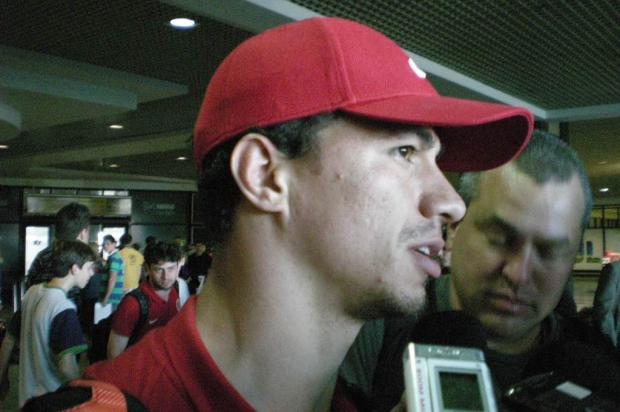 No desembarque do Inter, Damião pede foco para buscar vaga na Libertadores André Baibich/ No desembarque do Inter, Damião pede foco para buscar vaga na Libertadores André Baibich/