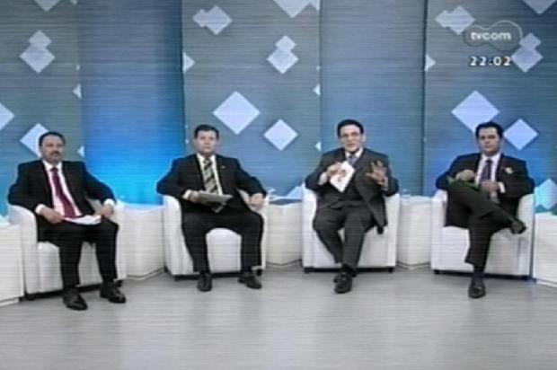 Ataques e clima quente no debate que reuniu os prefeituráveis de Cruz Alta Reprodução/TV COM