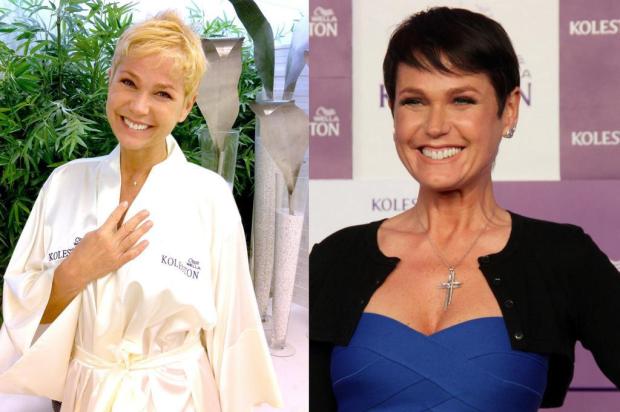 Tchau, morenice: Xuxa volta a ser loira Divulgação/Wella