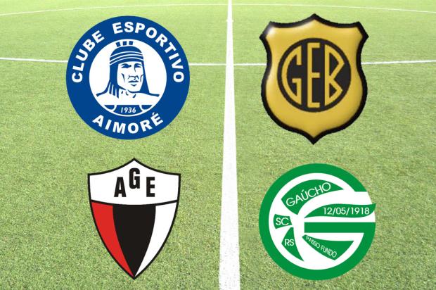 Aimoré, Bagé, Garibaldi e Gaúcho disputarão semifinais da Segundona Reprodução/ Aimoré, Bagé, Garibaldi e Gaúcho disputarão semifinais da Segundona Reprodução/