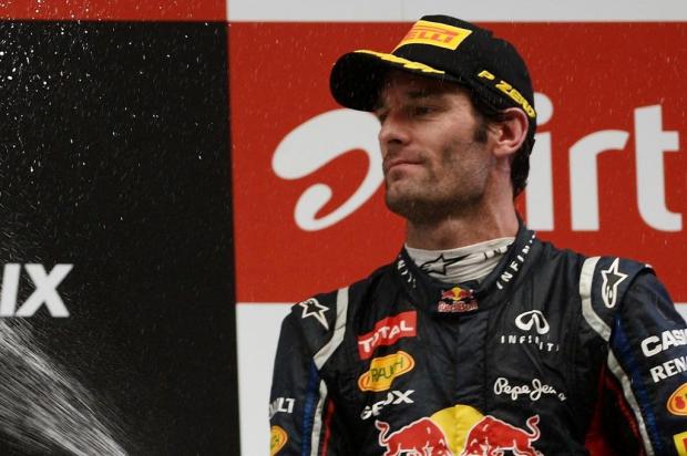 Webber descarta jogo de equipe com Vettel: "Estou lá por mim" MANAN VATSYAYANA/AFP