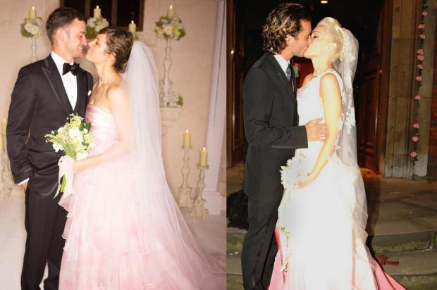 Vestidos de noiva em tons de rosa são tendência para 2013 Divulgação/Hello Magazine