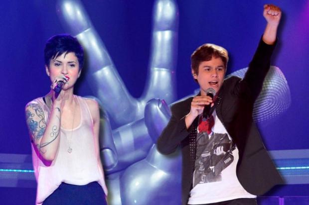Bella Stone e Gabriel Levan falam sobre suas experiências antes e depois do The Voice Edu Oliveira/Arte
