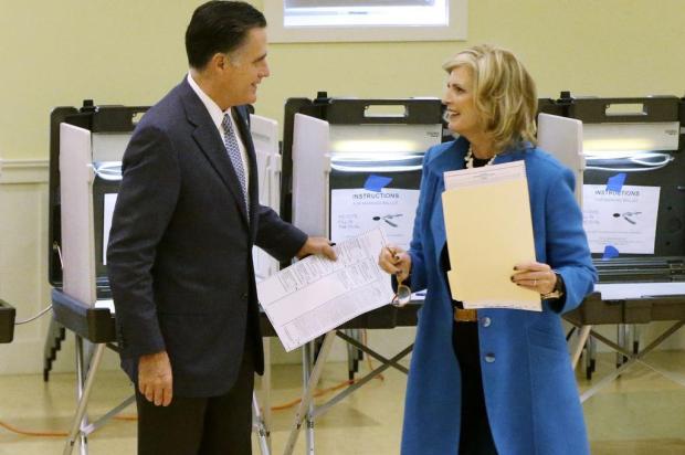 Romney vota no Estado em que foi governador Charles Dharapak/AP Photo