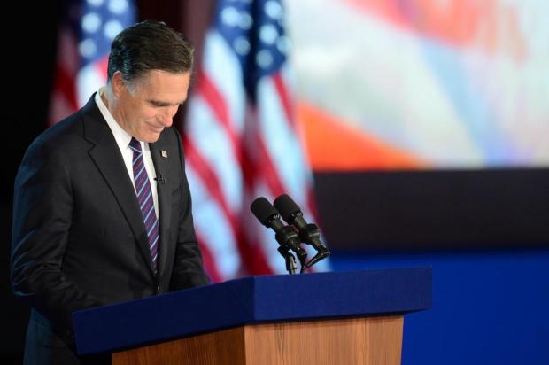 Em discurso, Romney admite derrota para Obama Don Emmert/AFP