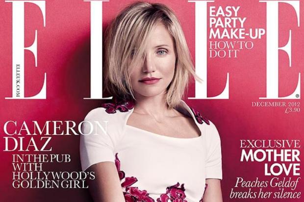'Combine sexo e dança para perder calorias', indica Cameron Diaz Elle/Reprodução 'Combine sexo e dança para perder calorias', indica Cameron Diaz Elle/Reprodução