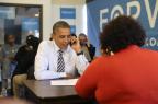 Otimismo contido e superstição no QG de Barack Obama (Doug Mills/The New York Times)