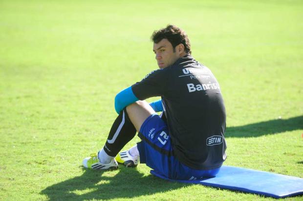Com lesão no tornozelo esquerdo, Kleber desfalca o Grêmio contra o Figueirense Ronaldo Bernardi/Agência RBS/