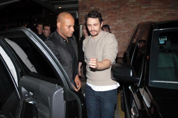 James Franco é visto em balada gay em São Paulo Danilo Carvalho e Thais Aline/AgNews