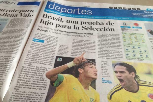 Imprensa colombiana sequer cita o jogo entre Grêmio e Millonarios Luis Henrique Benfica/Agência RBS/