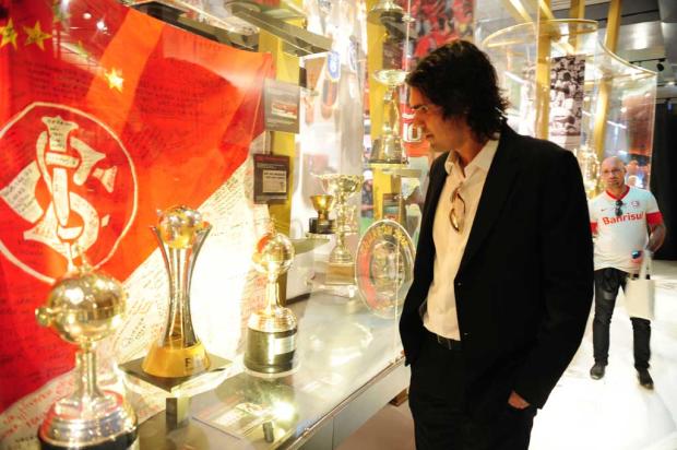 Inter lança espaço em museu e presidente aproveita para alfinetar o Grêmio Fernando Gomes/Agência RBS/ Inter lança espaço em museu e presidente aproveita para alfinetar o Grêmio Fernando Gomes/Agência RBS/