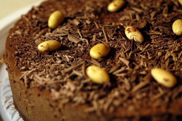 Torta cremosa de chocolate e amêndoa para apreciar no lanche Juan Barbosa/Agencia RBS Torta cremosa de chocolate e amêndoa para apreciar no lanche Juan Barbosa/Agencia RBS