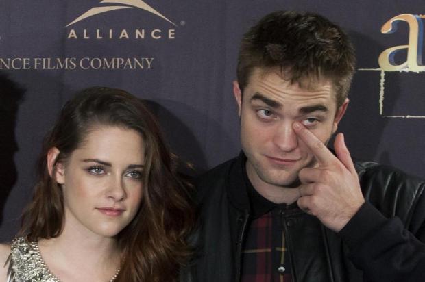 Kristen Stewart e Robert Pattinson comentam rumo de suas carreiras após o último filme como vampiros Gabriel Pecot/AP