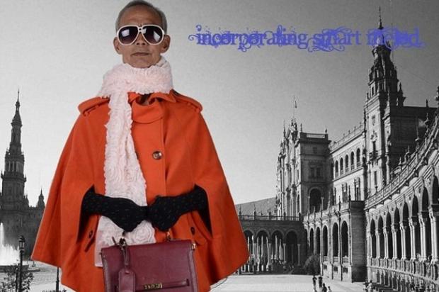 Vovô chinês posa com roupas de menina e alavanca vendas de loja da neta Divulgação/Yuekou