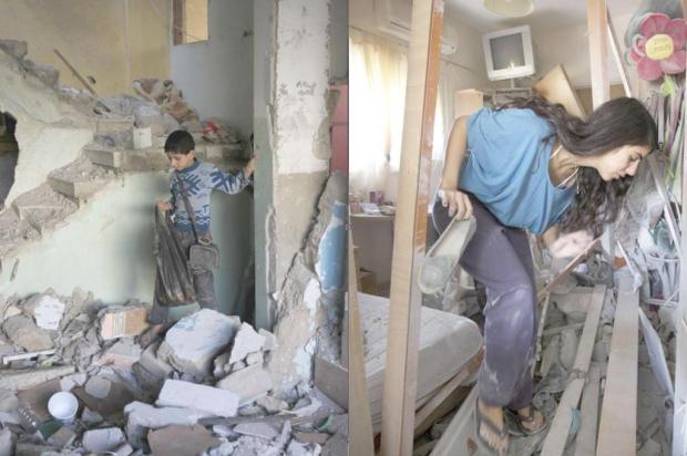 No dia em que trégua é adiada, palestino e israelense dão suas versões do conflito Said Khatib/Menahem Kahana/AFP No dia em que trégua é adiada, palestino e israelense dão suas versões do conflito Said Khatib/Menahem Kahana/AFP