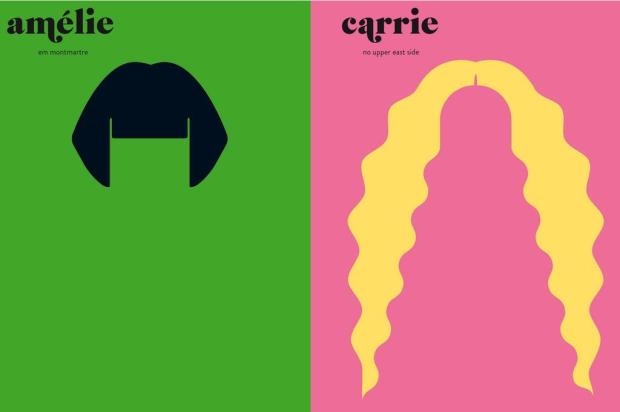Em livro, designer gráfico Vahram Muratyan compara Paris e Nova York reprodução/reprodução