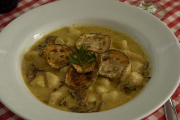 Nhoque com gorgonzola é opção para o almoço Jandyr Nascimento/Ver Descrição