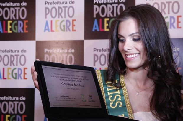 Miss Brasil 2012, Gabriela Markus será embaixadora da Capital na Copa de 2014 Ivo Gonçalves/PMPA/ Miss Brasil 2012, Gabriela Markus será embaixadora da Capital na Copa de 2014 Ivo Gonçalves/PMPA/