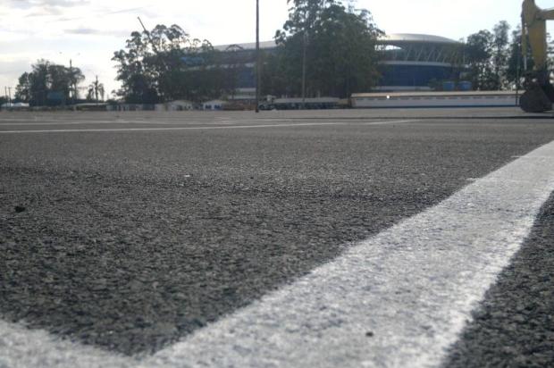 Operação mira flanelinhas na inauguração da Arena André Mags/Agencia RBS Operação mira flanelinhas na inauguração da Arena André Mags/Agencia RBS