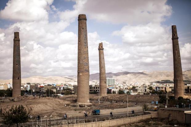 Cidade afegã teme retirada dos EUA Bryan Denton/NYTNS