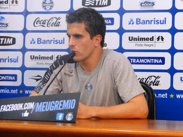 Após treino, Grohe fala como o primeiro goleiro da Arena: "Não tem preço" Guilherme Becker/AgênciaRBS