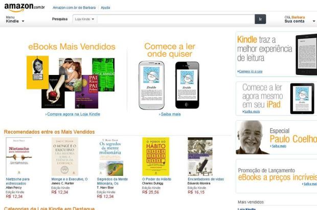 Amazon.com.br estreia e anuncia Kindle a R$ 299 no Brasil Reprodução/amazon.com.br