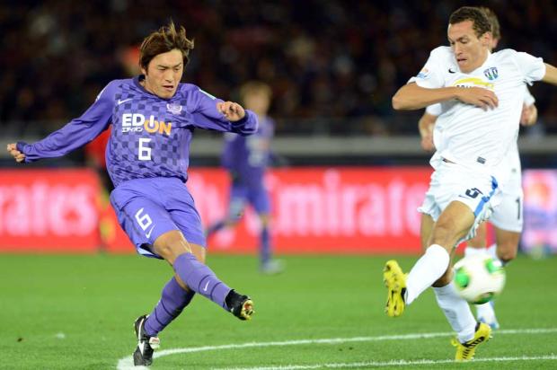 Sanfrecce Hiroshima bate o Auckland e está nas quartas do Mundial TOSHIFUMI KITAMURA / AFP/