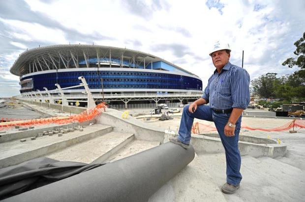 Como um "filho": Arena foi o primeiro estádio construído pelo Mestre Gonzaga Diego Vara/Agencia RBS