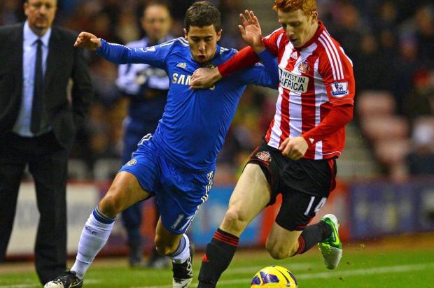 Em último jogo pré-Mundial, Chelsea joga bem e derrota Sunderland ANDREW YATES/AFP Em último jogo pré-Mundial, Chelsea joga bem e derrota Sunderland ANDREW YATES/AFP