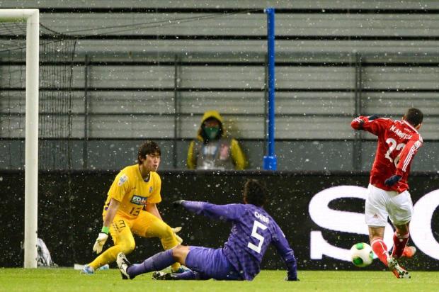 Al Ahly bate Sanfrecce Hiroshima e enfrentará o Corinthians no Mundial  Toshifumi Kitamura/AFP