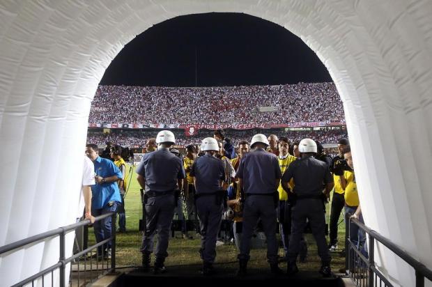Conmebol promete apuração e sanções para confusão entre São Paulo e Tigre Andre Penner/Ap Conmebol promete apuração e sanções para confusão entre São Paulo e Tigre Andre Penner/Ap