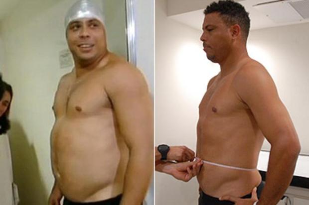 Ronaldo Nazário perde 17 quilos e cumpre as metas do Medida Certa TV Globo/Divulgação Ronaldo Nazário perde 17 quilos e cumpre as metas do Medida Certa TV Globo/Divulgação