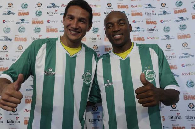 Lateral-direito Murilo e meia-atacante Léo são apresentados pelo Juventude Porthus Junior, Agência RBS/