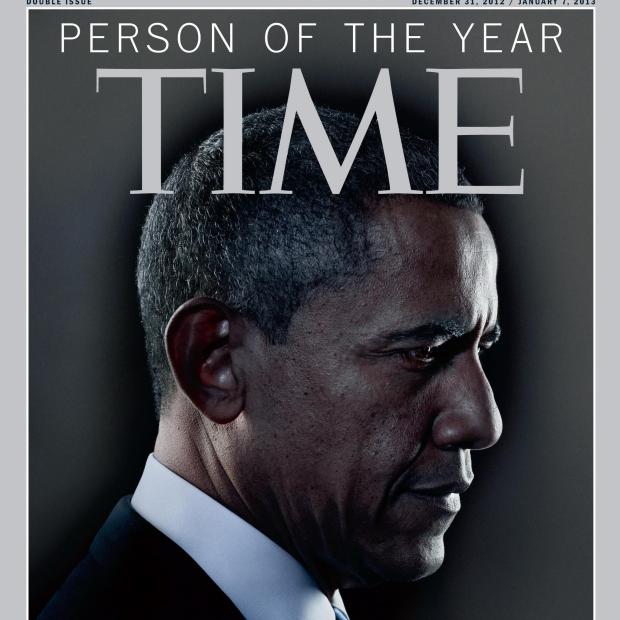 Revista Time escolhe Obama como Personalidade de 2012 Reprodução/AFP Revista Time escolhe Obama como Personalidade de 2012 Reprodução/AFP
