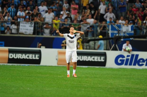 Autor de gol na Arena, Damião descarta clima de rivalidade Gre-Nal Fernando Gomes/Agencia RBS